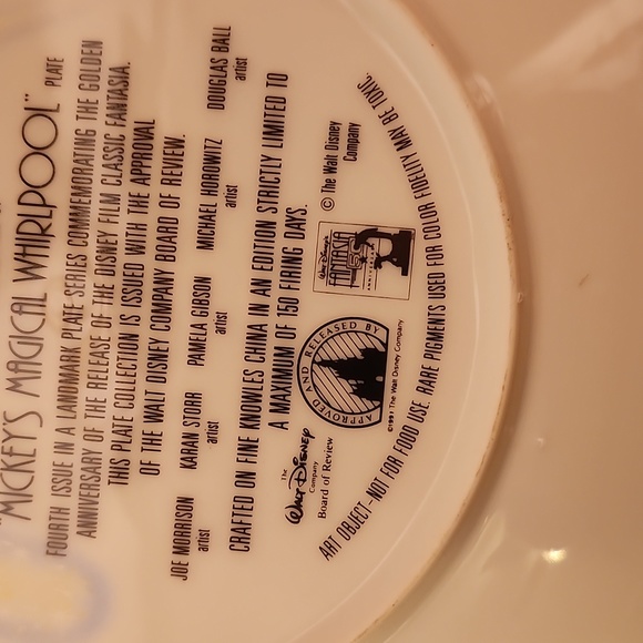 Walt Disney Collector Plates (set of 3) vintage - Picture 13 of 16